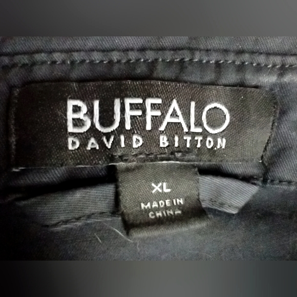 BUFFALO by DAVID BRITTON WOMEN'S MISSES SIZE XL BLACK SAFARI STYLE SHIRT/JACKET - Picture 5 of 12